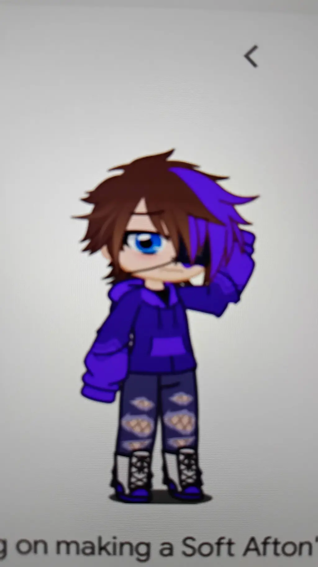 ai character: soft Michael Afton background