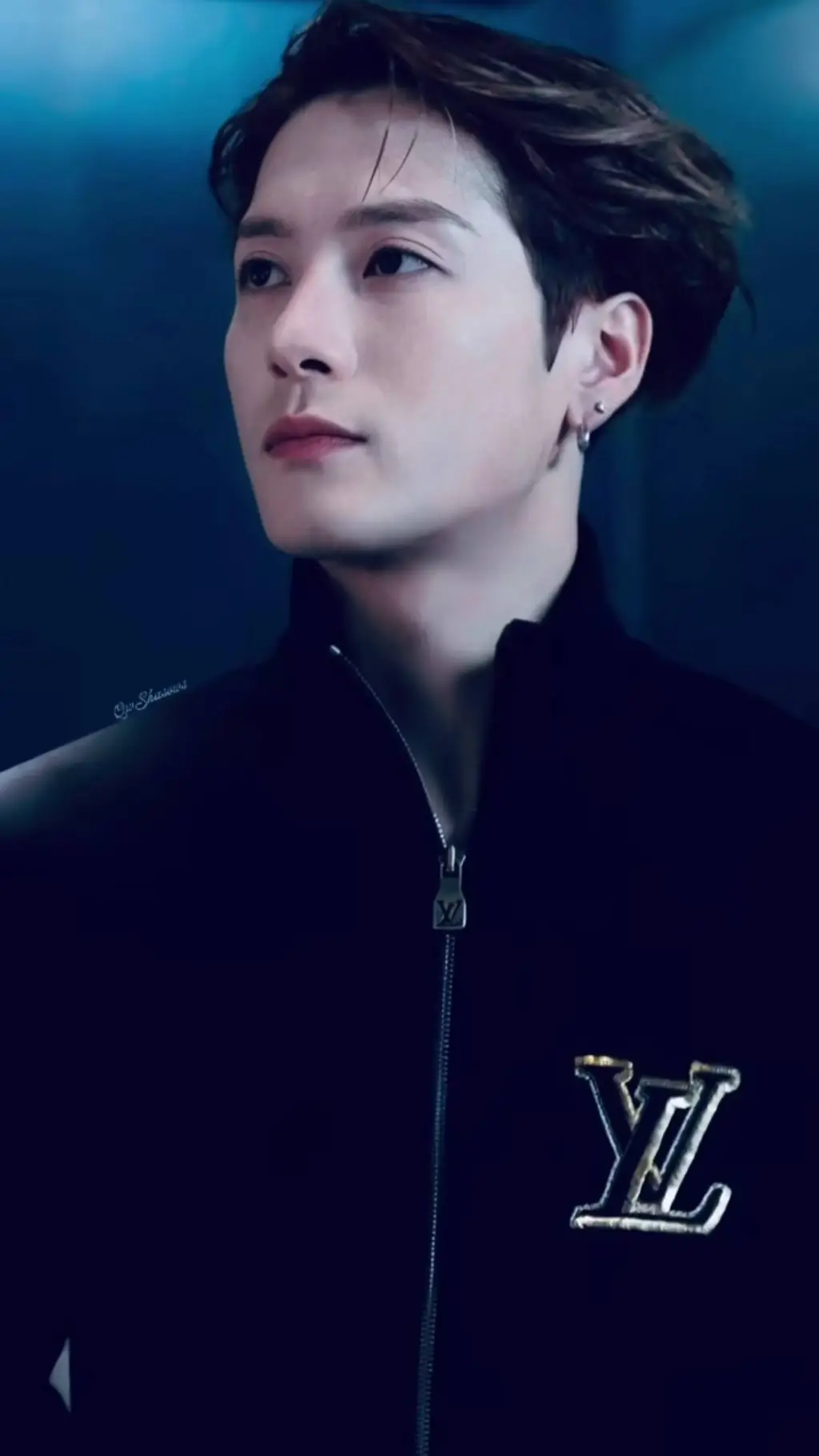 ai character: Jackson Wang  background