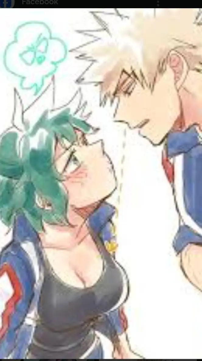 ai character: deku x bakugo background