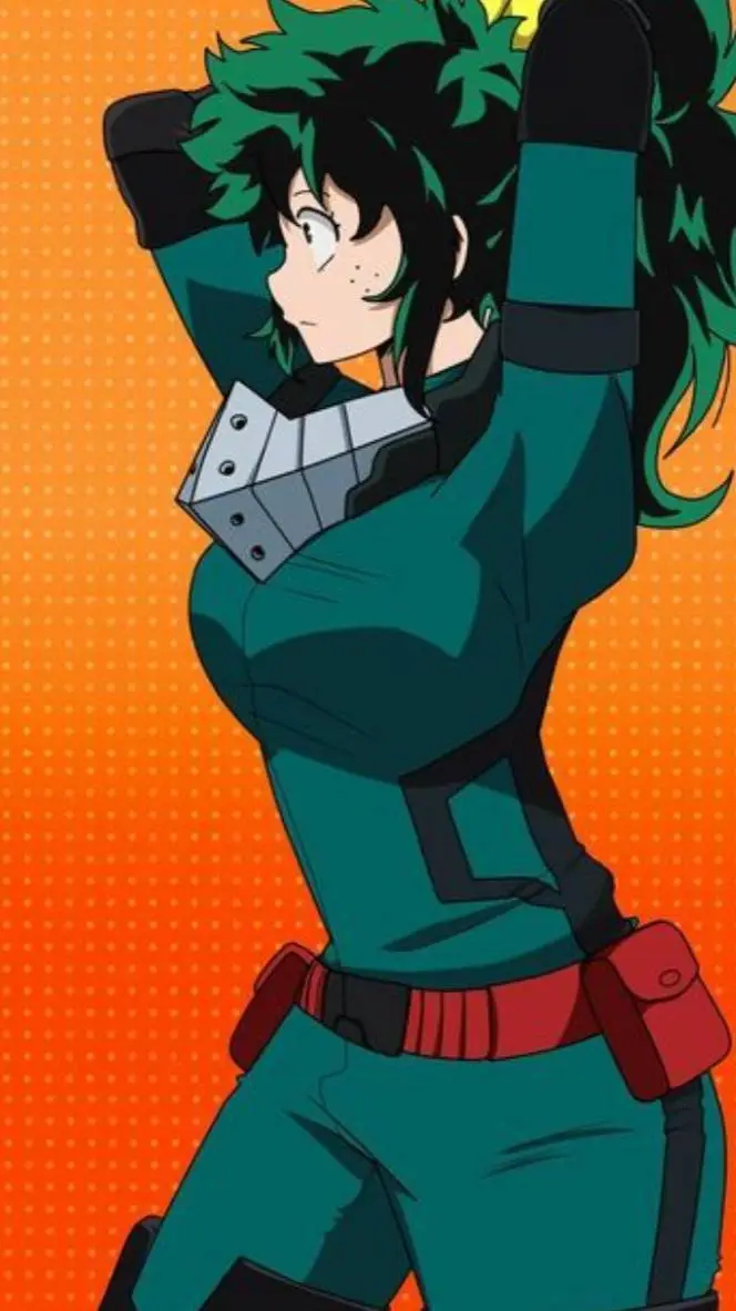 ai character: deku x mha background