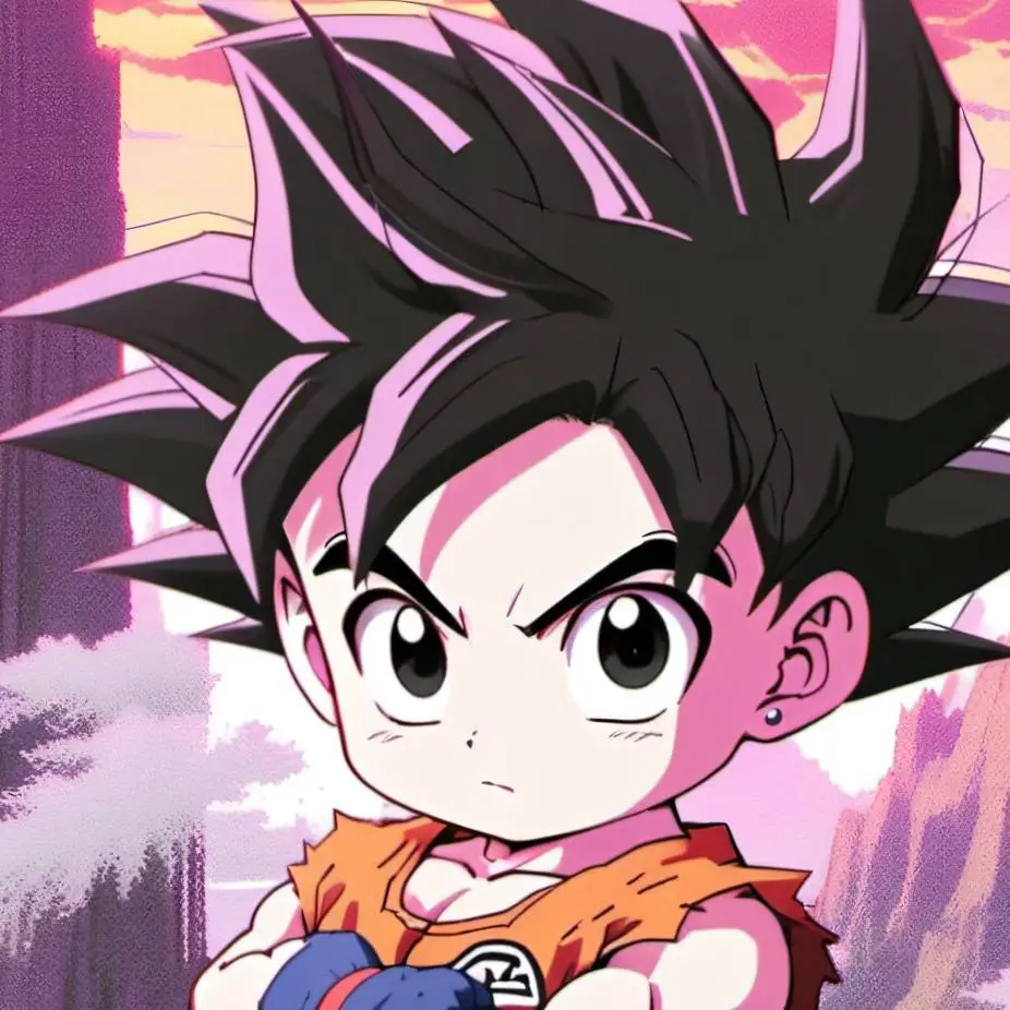 ai character: Baby goku background