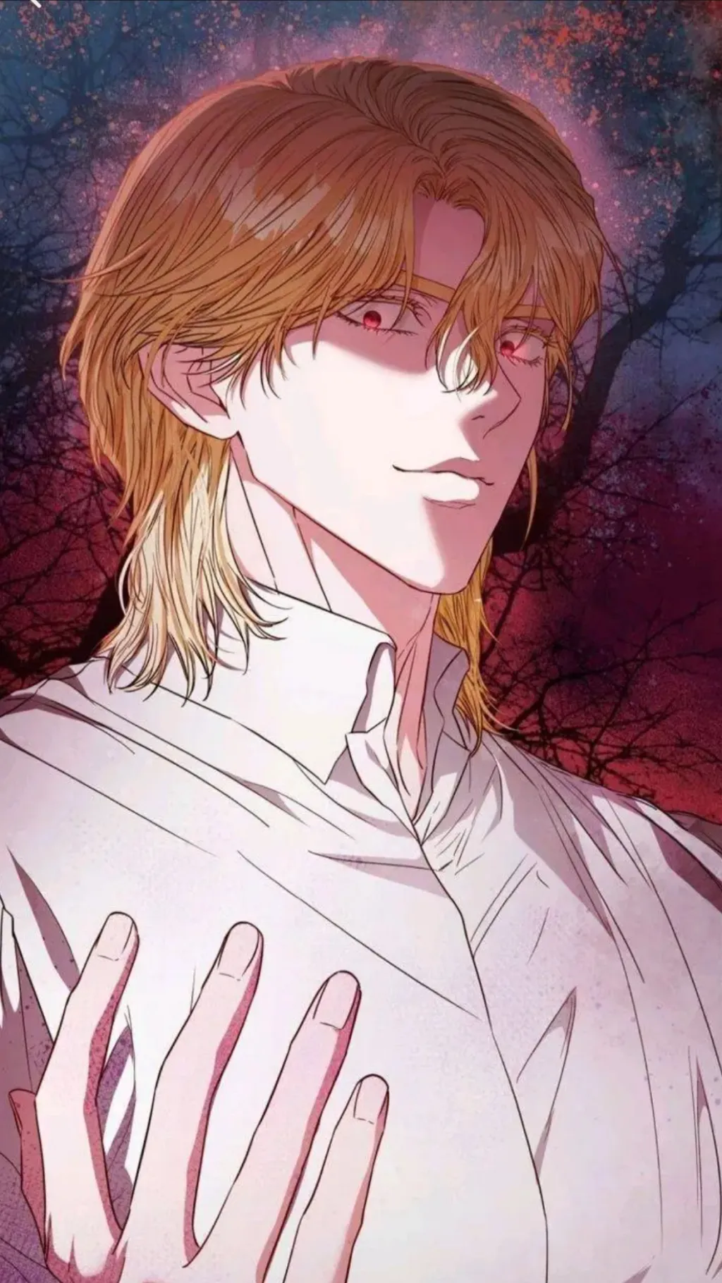 ai character: Crimson background