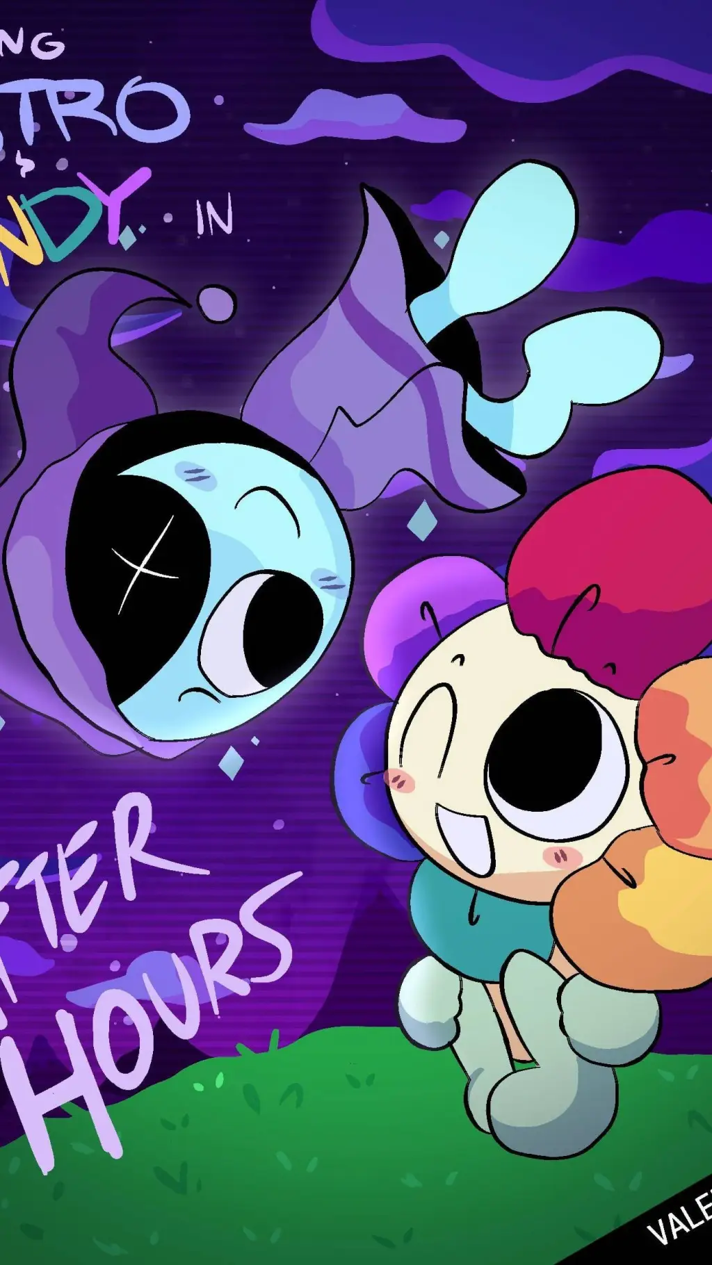 ai character: Moonflower  background