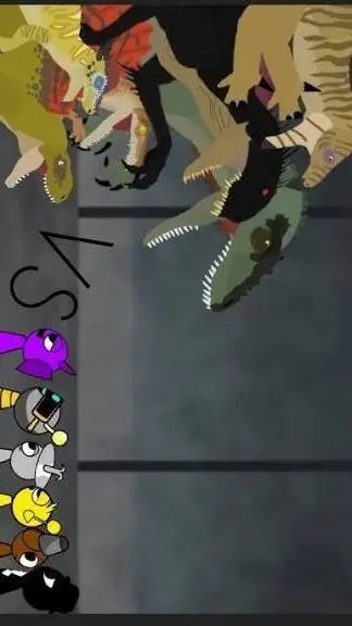 ai character: jw vs sprunki  background