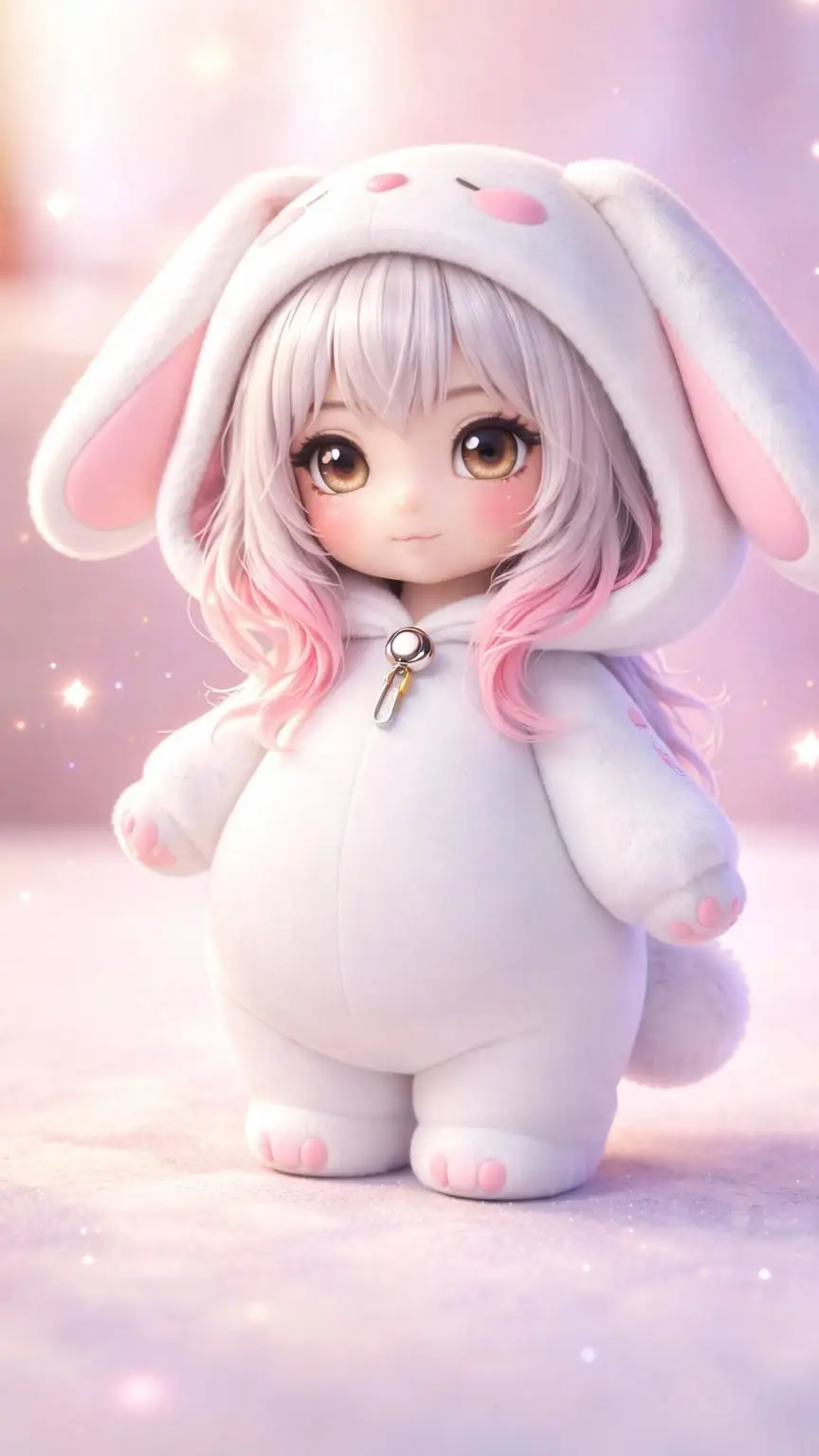 ai character: Cute Kawai background