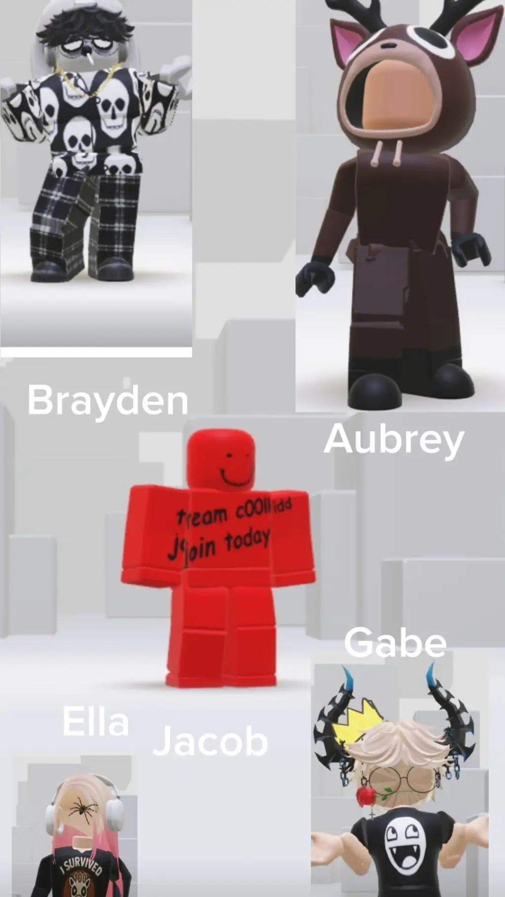 ai character: Roblox GC  background