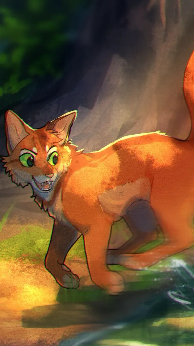 ai character: Firepaw/firestar background