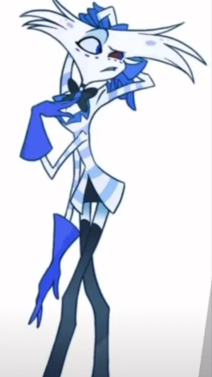 ai character: Angel dusts sister background