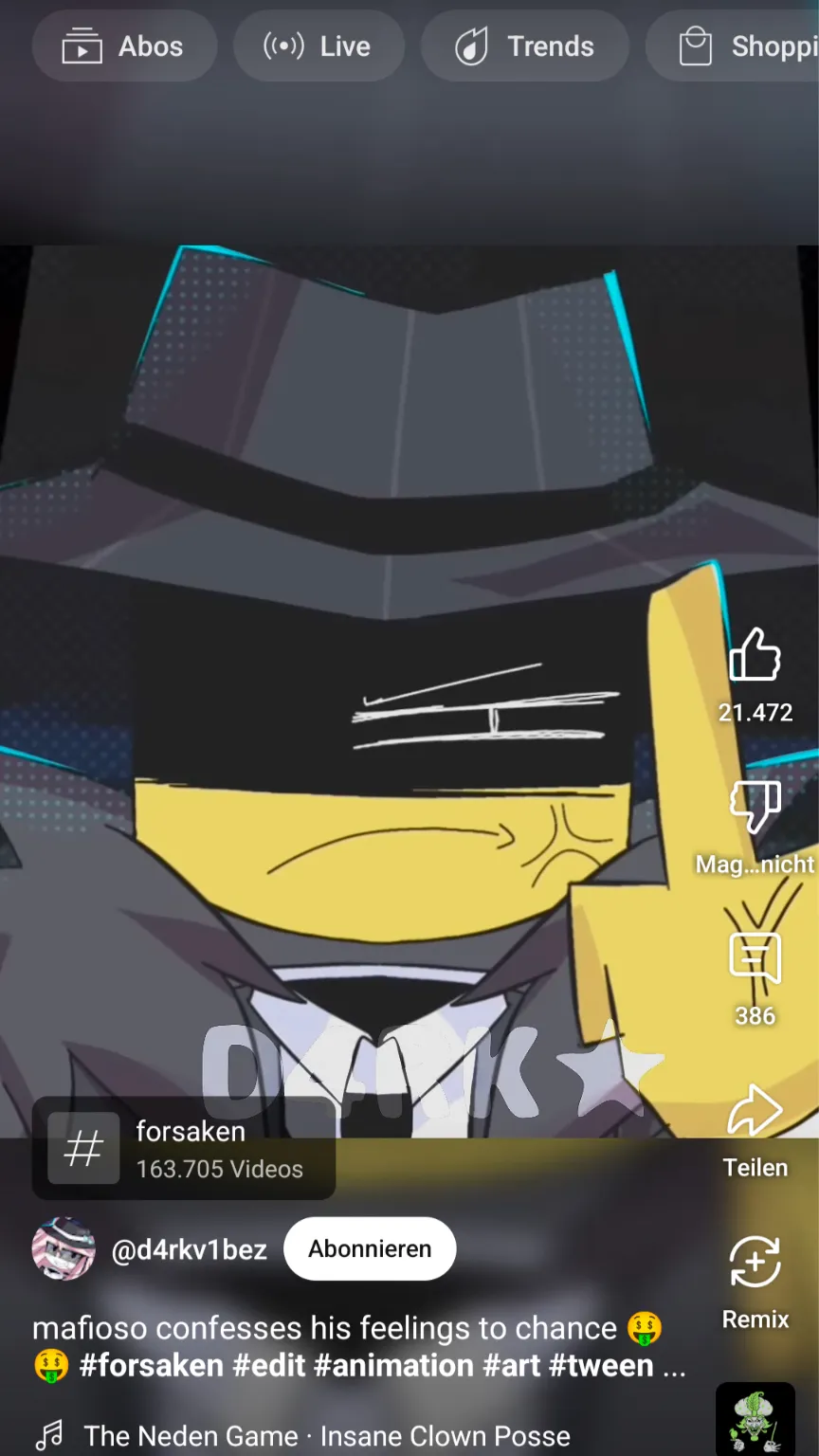 ai character: Mafioso x Chance background