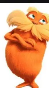 ai character: lorax :) background
