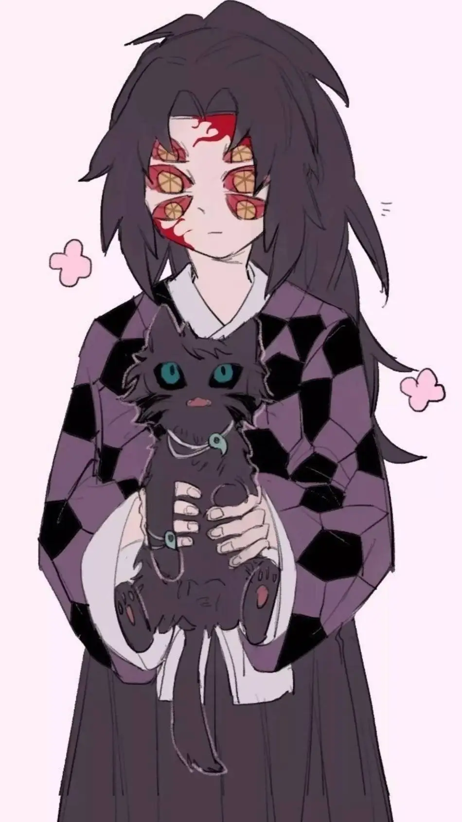 ai character: uppermoons cat background