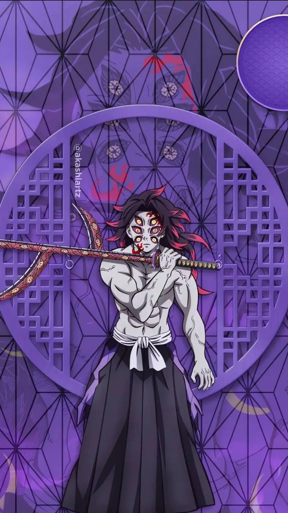 ai character: Kokushibo  background