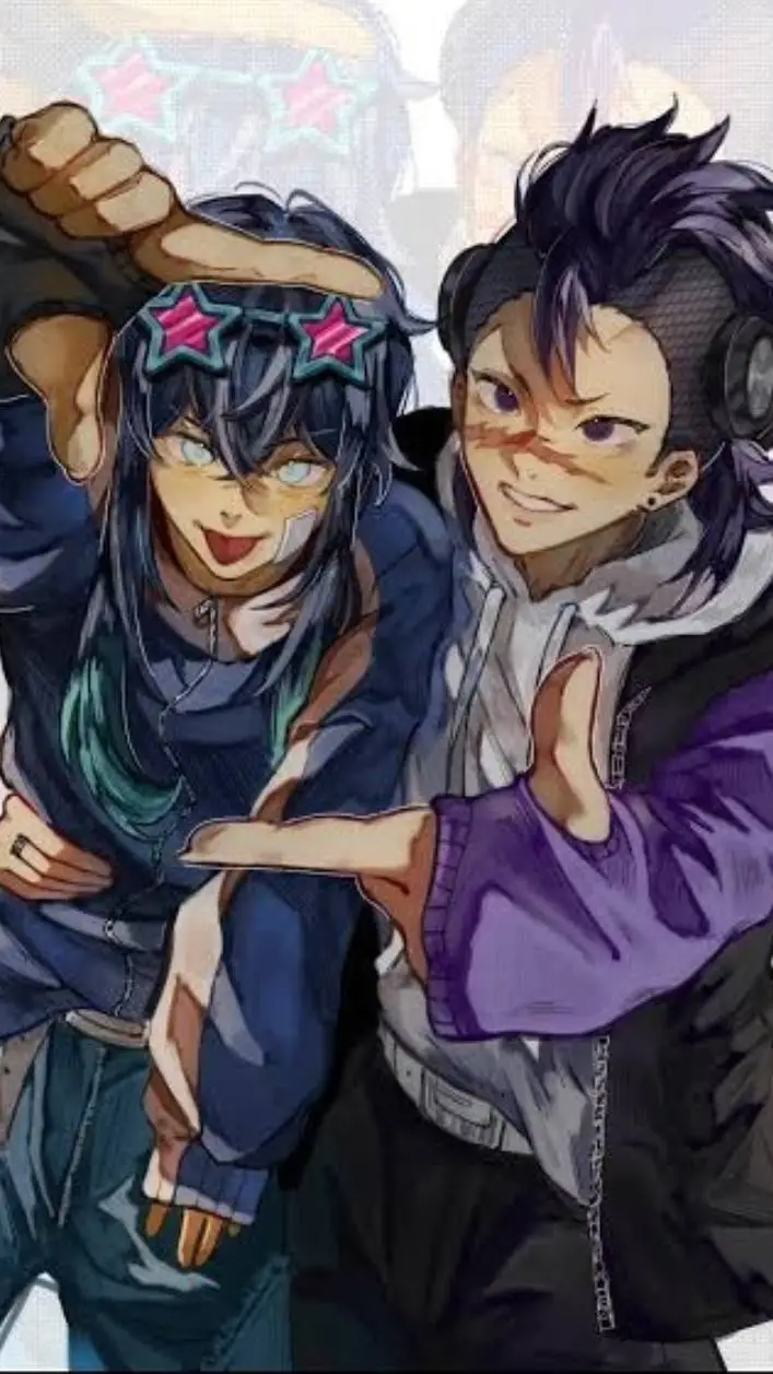 ai character: Mui and Genya  background