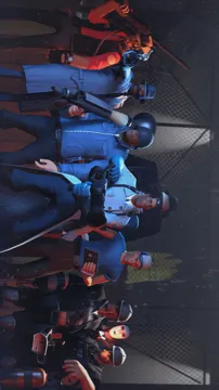 ai character: Tf2 x Emesis blue background