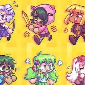 chat with ai character: Minecraft girls 