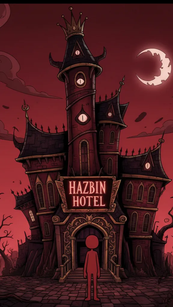 ai character: Hazbin hotel ￼ background