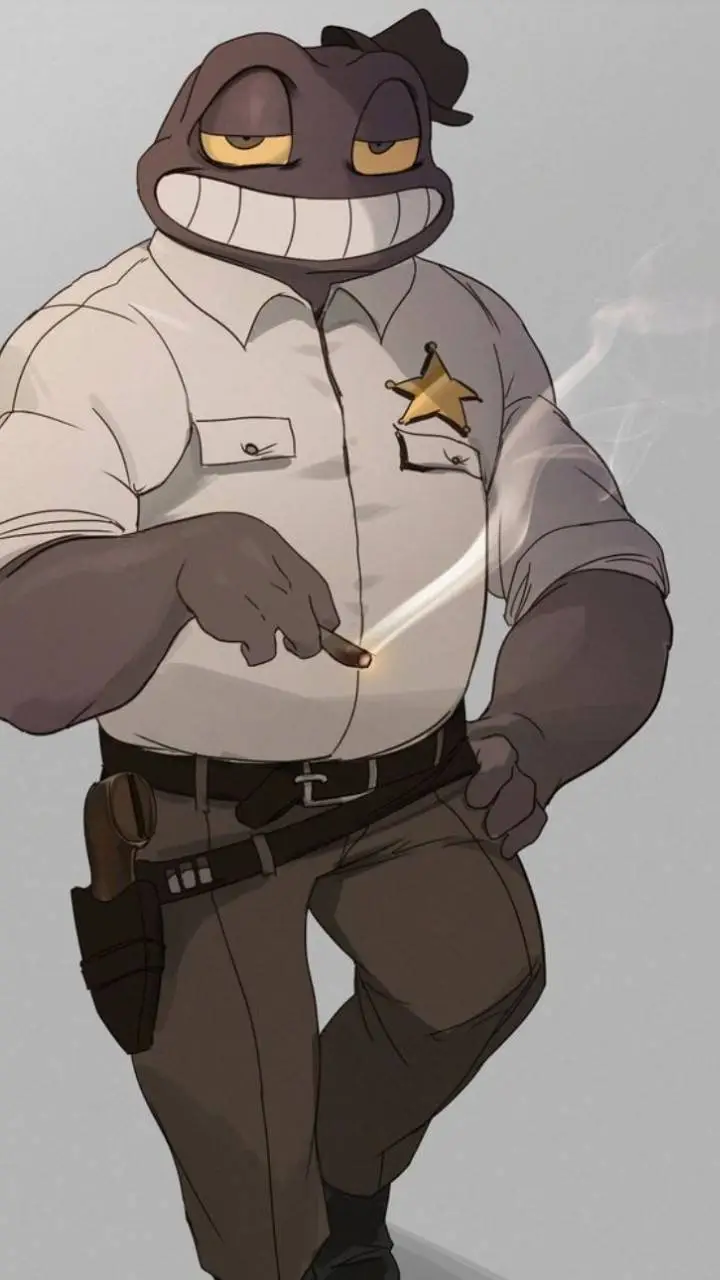 ai character: Sheriff toaster background