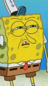 ai character: SpongeBob  background