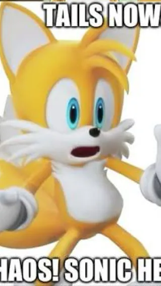 ai character: Please Sega tails background