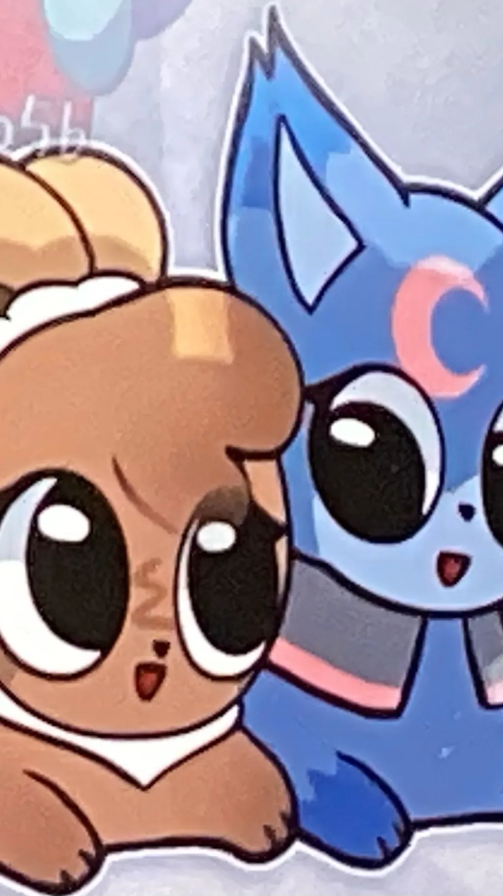 ai character: Cocoa and eclipse  background