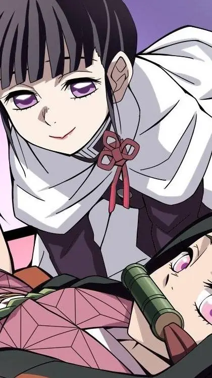 ai character: nezuko x kanao background