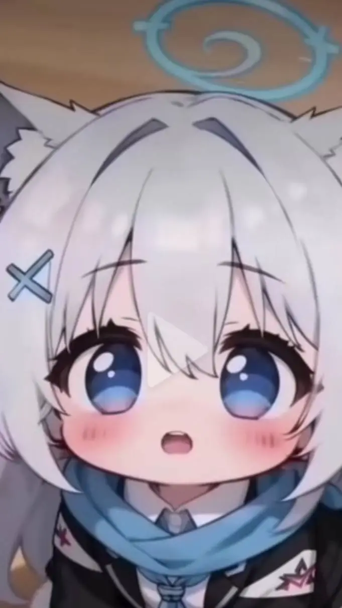 ai character: Shiroko  background