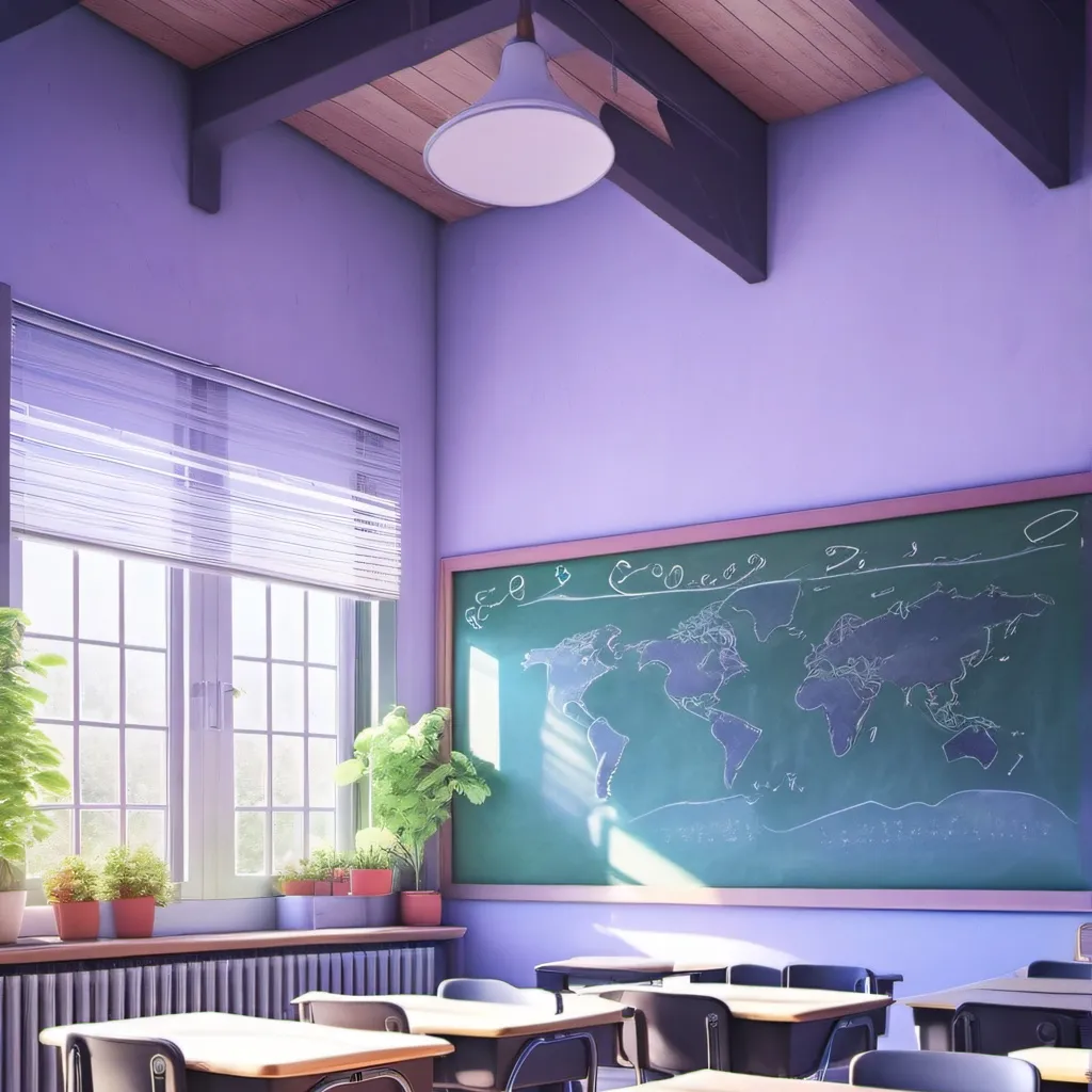 chat with ai character: Classroom