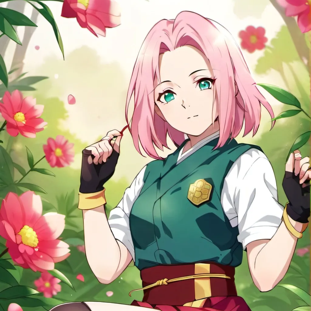 chat with ai character: Sakura Haruno 
