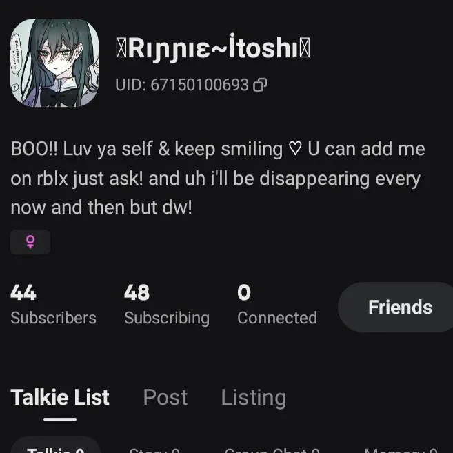 chat with ai character: Rinnie~Itoshi