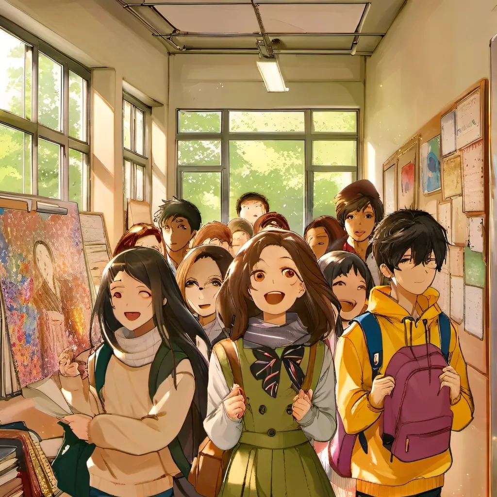 chat with ai character: School