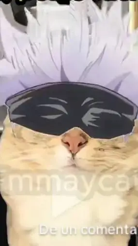 ai character: gatito gojo background