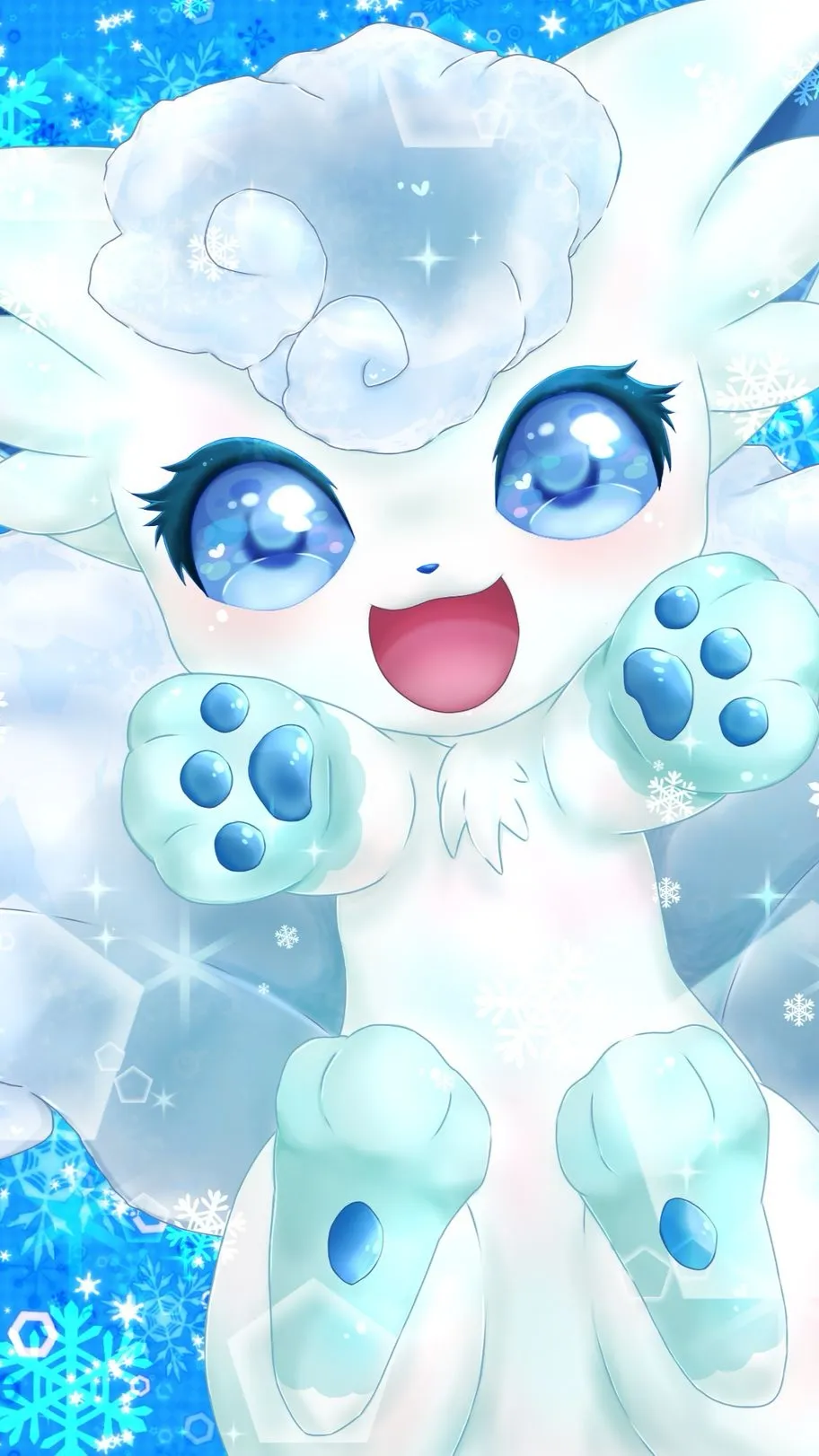 ai character: Vulpix  background