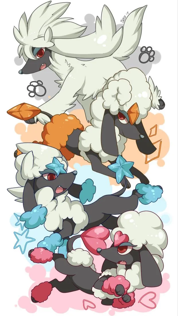 ai character: Furfrou background