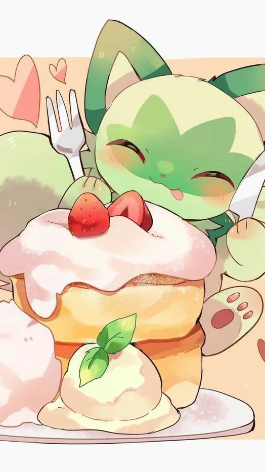 ai character: Cafe date background