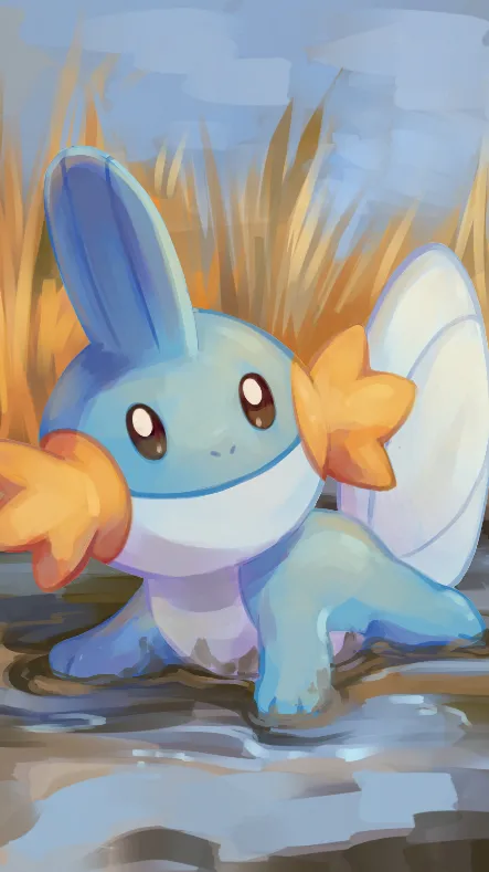 ai character: Mudkip background