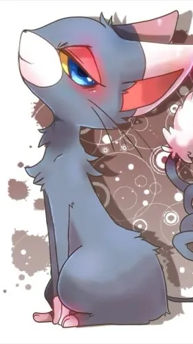 ai character: Glameow background