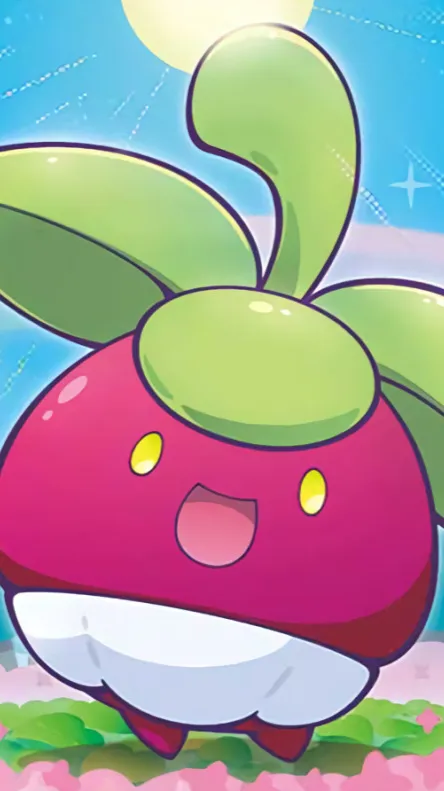 ai character: Bounsweet background