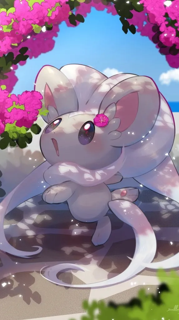 ai character: Snow background