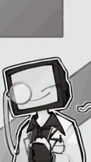 ai character: Scientist Tvman  background