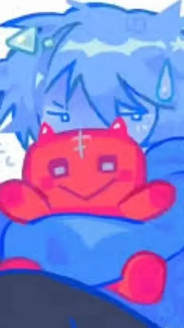 ai character: Bluudude  background