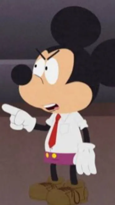 ai character: Mickey mouse background
