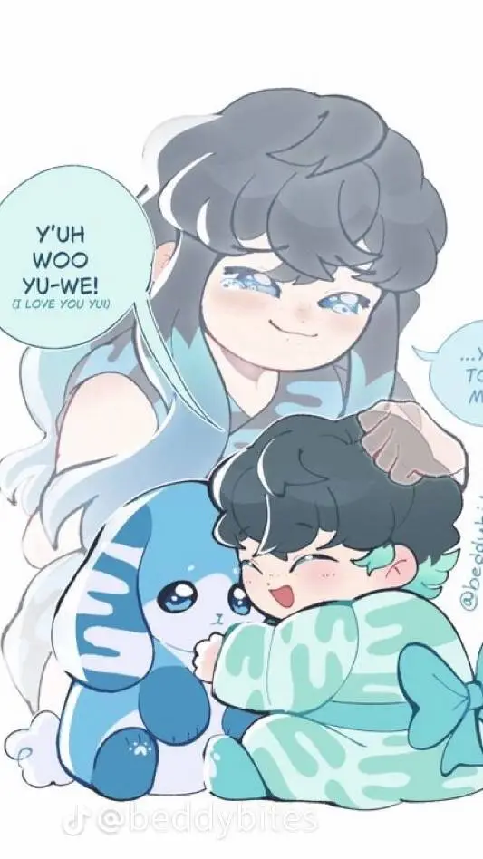ai character: Muichiro as a baby background