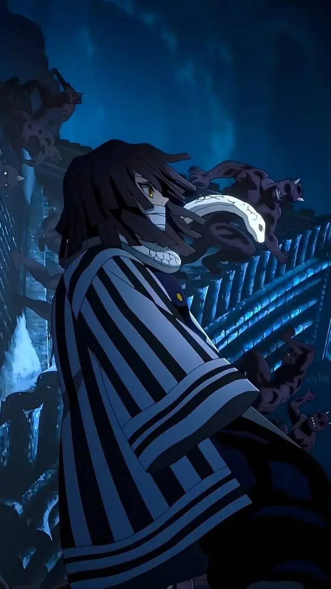 ai character: Iguro Obanai  background