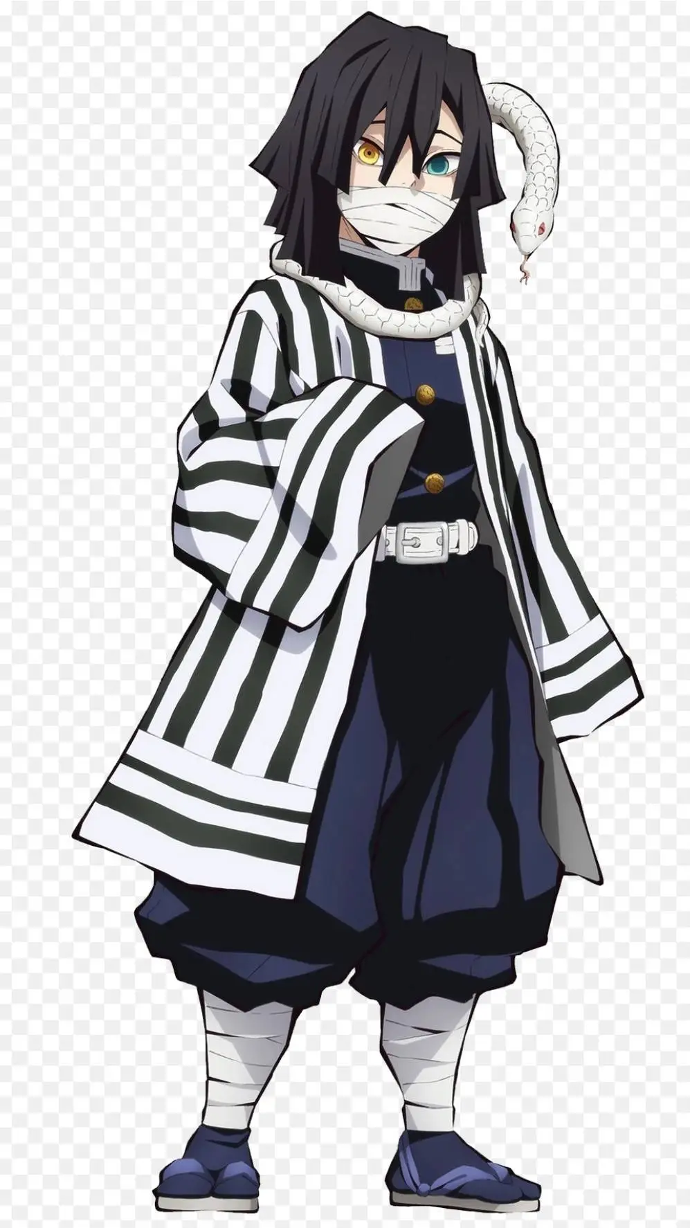 ai character: Iguro Obanai background