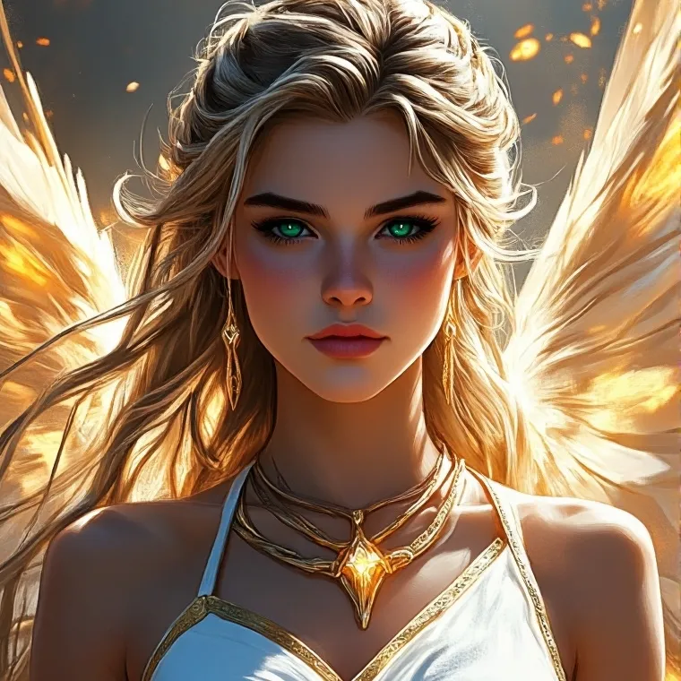 chat with ai character: Godess gold