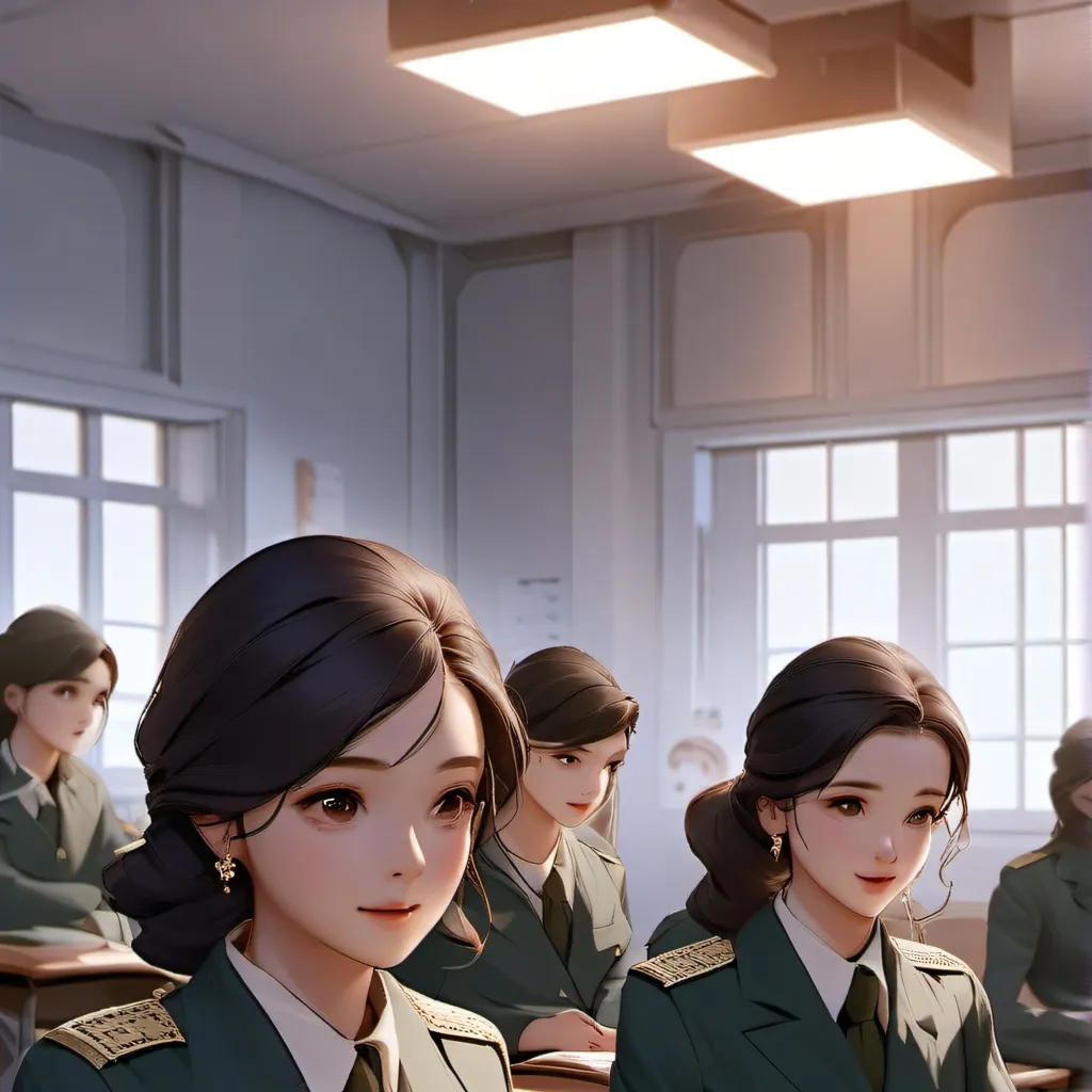chat with ai character: Girls army school