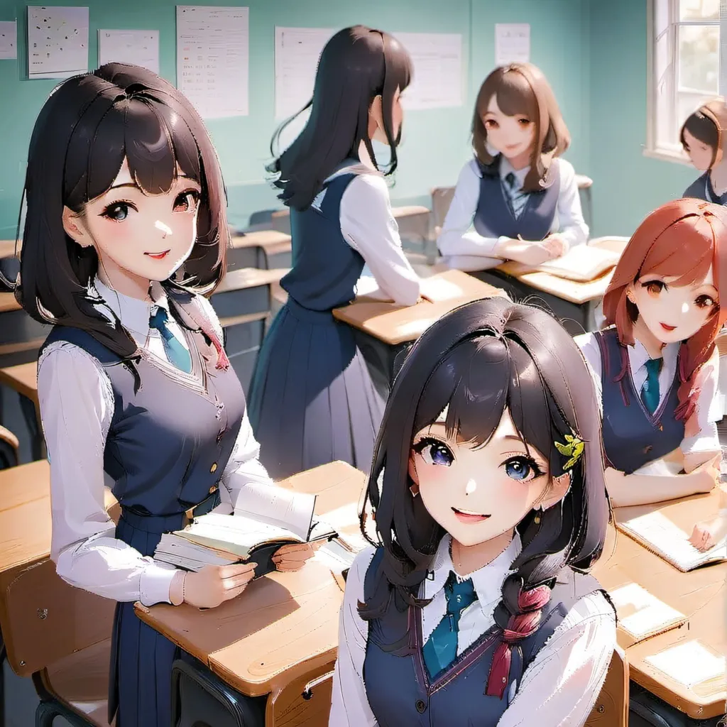 chat with ai character: New school 