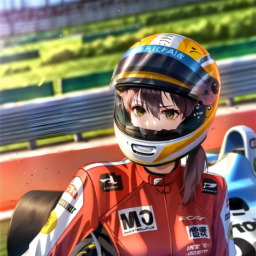 chat with ai character: Girl racing school