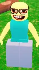 ai character: me in rblx. background