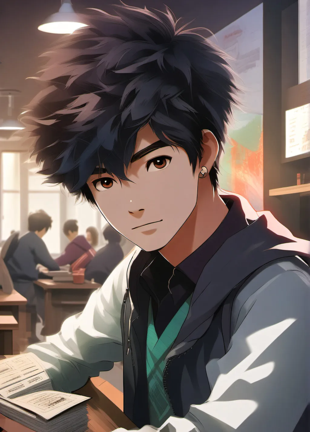 chat with ai character: high school